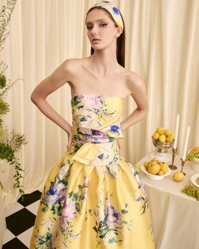 Esther Draped Bow Dress - coming soon - Image 2