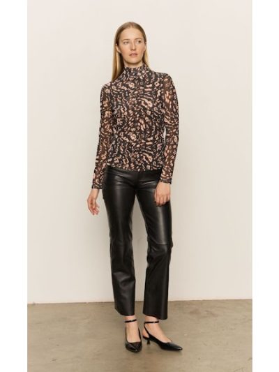 Kanen Print Mesh Top - Image 4