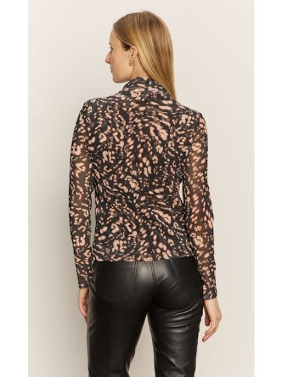 Kanen Print Mesh Top - Image 3