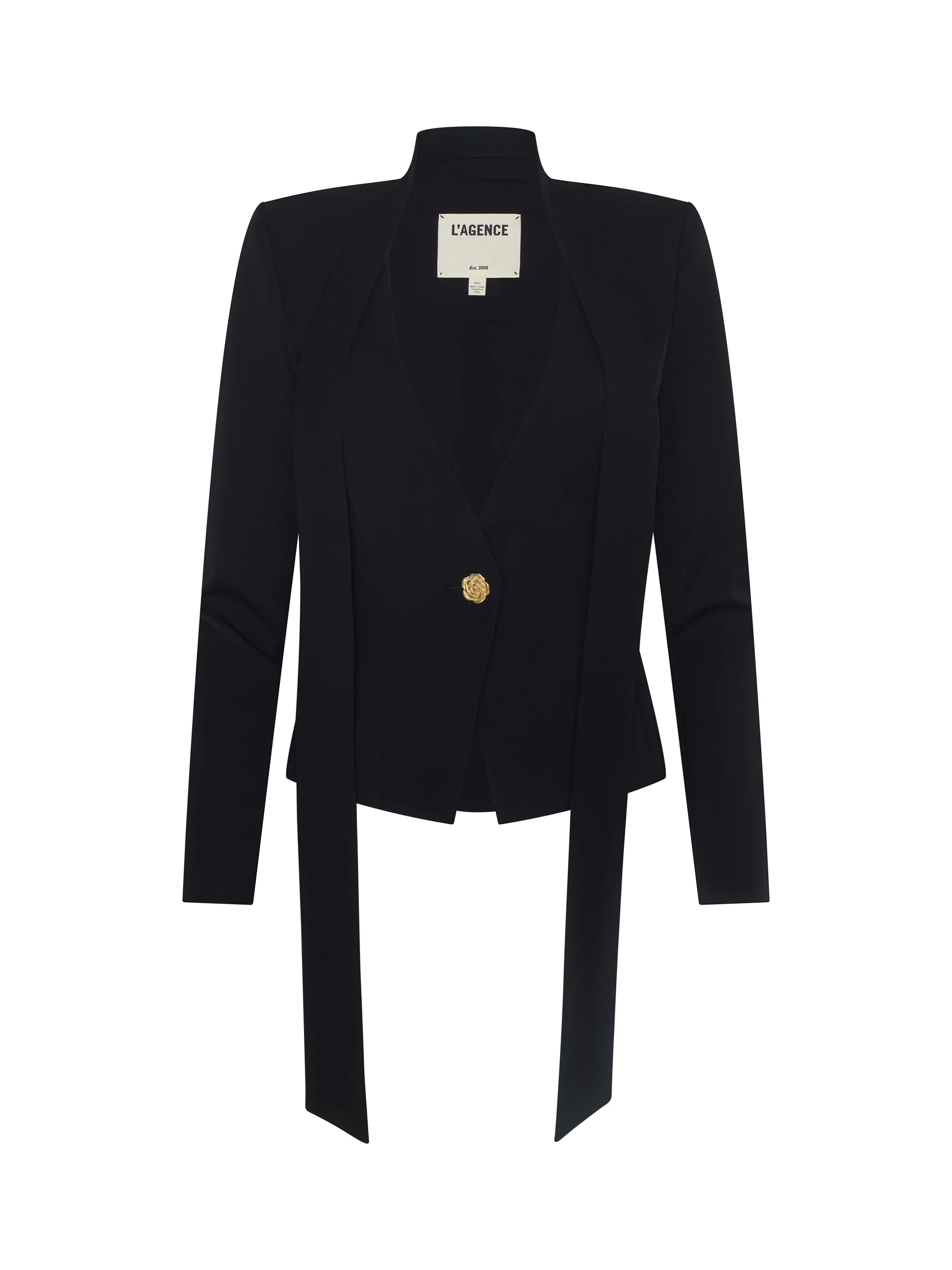 Romy Tie Neck Blazer - Image 2