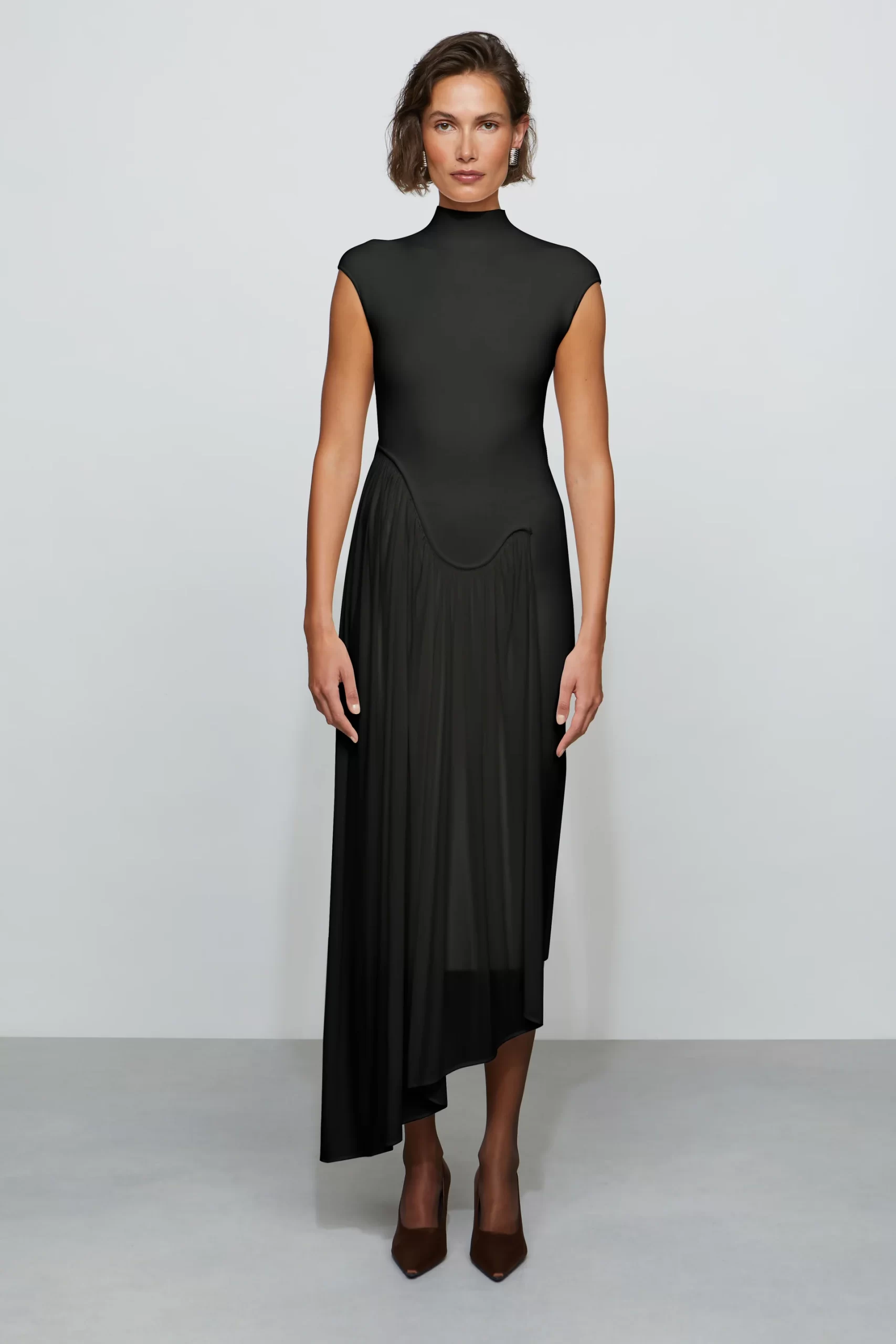 Francis Midi Dress in black - Image 2