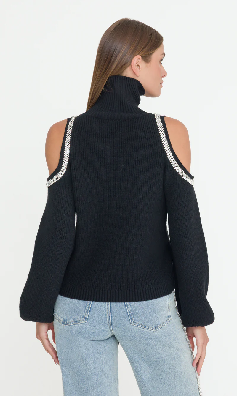 Carmel Cold Shoulder Sweater - Image 4