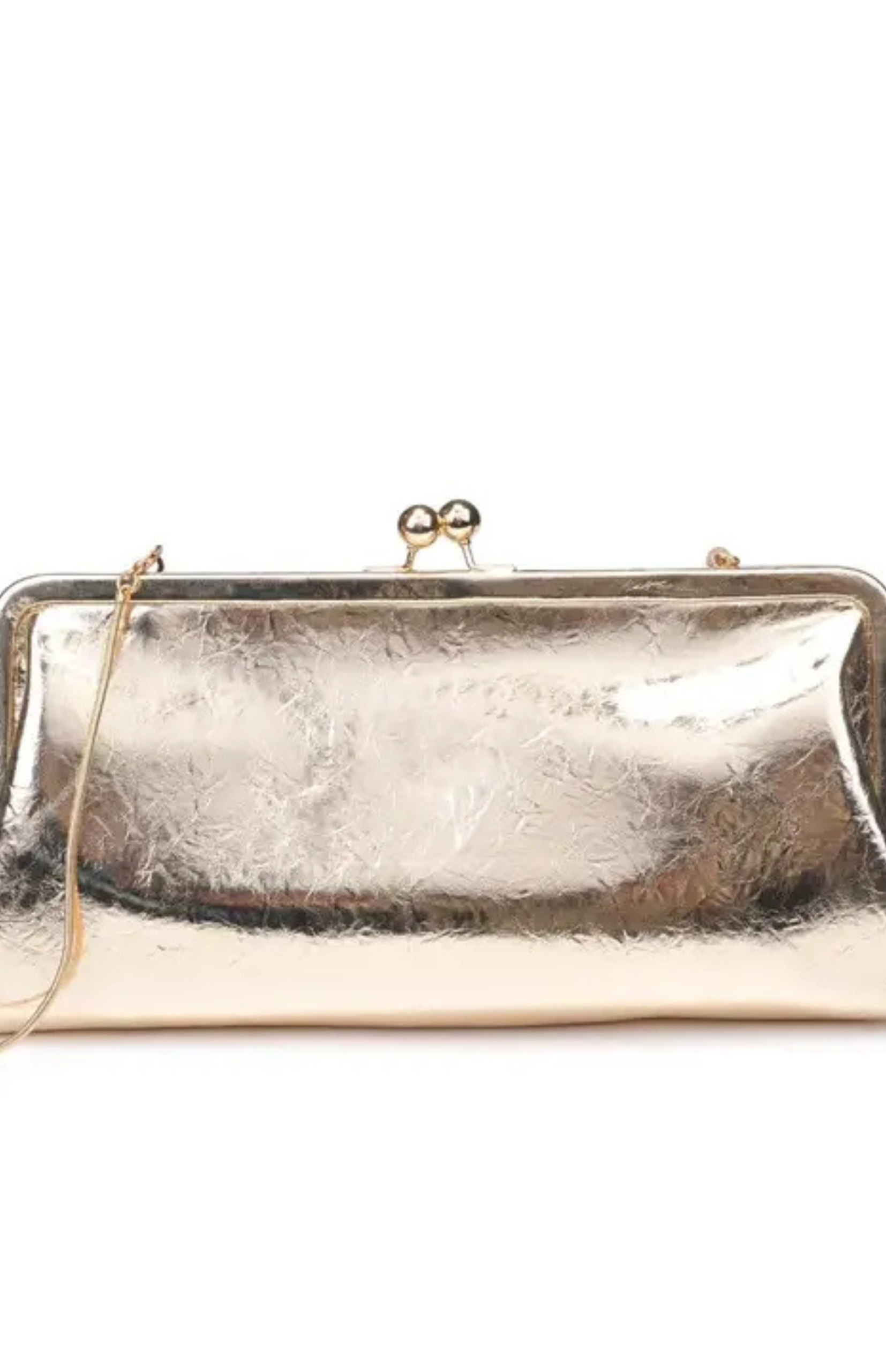 Isabella Clutch in gold