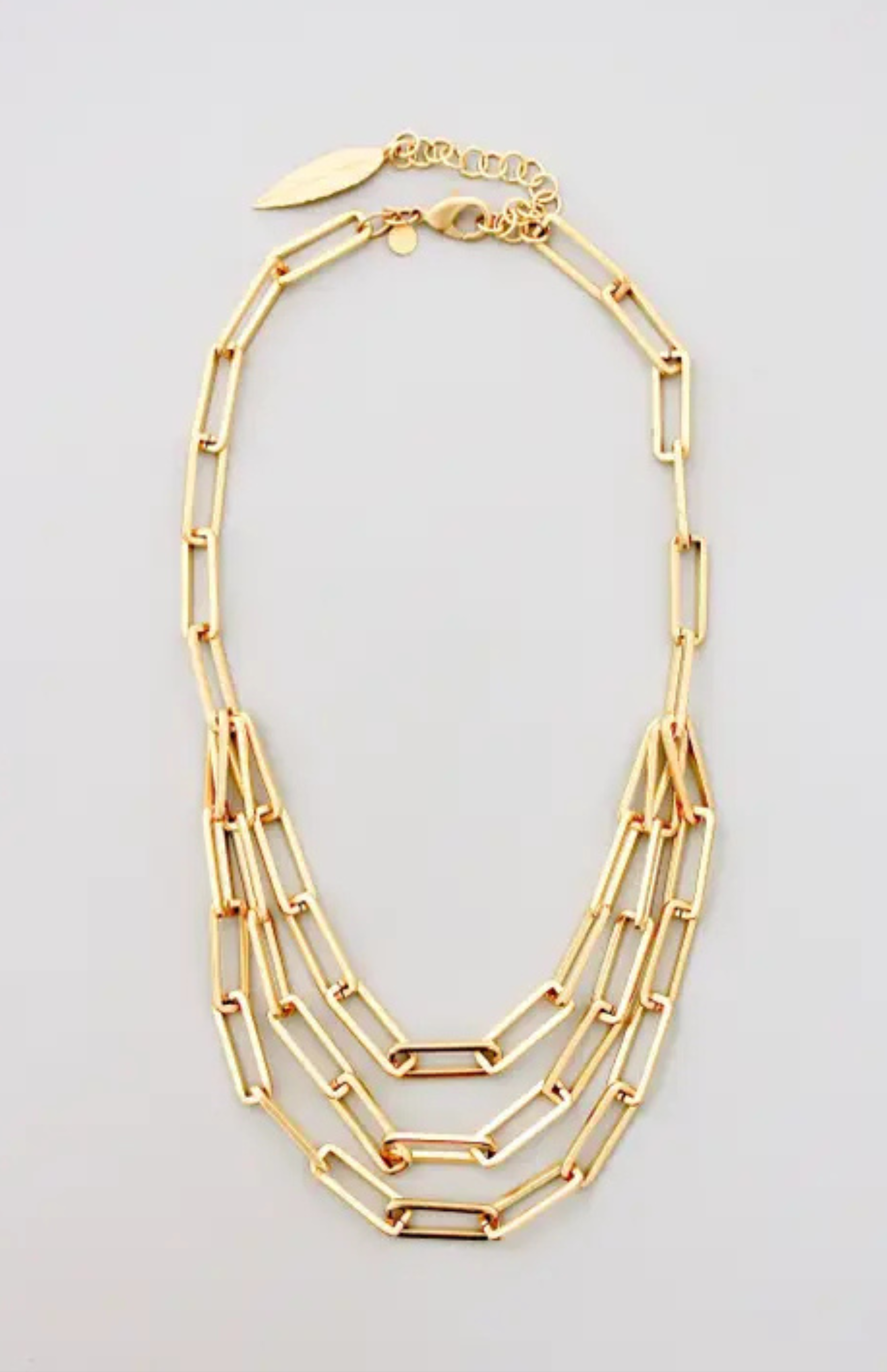 Nikki Paper Clip Necklace
