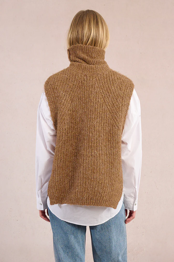 Agna Knit Vest - sz large - Image 2