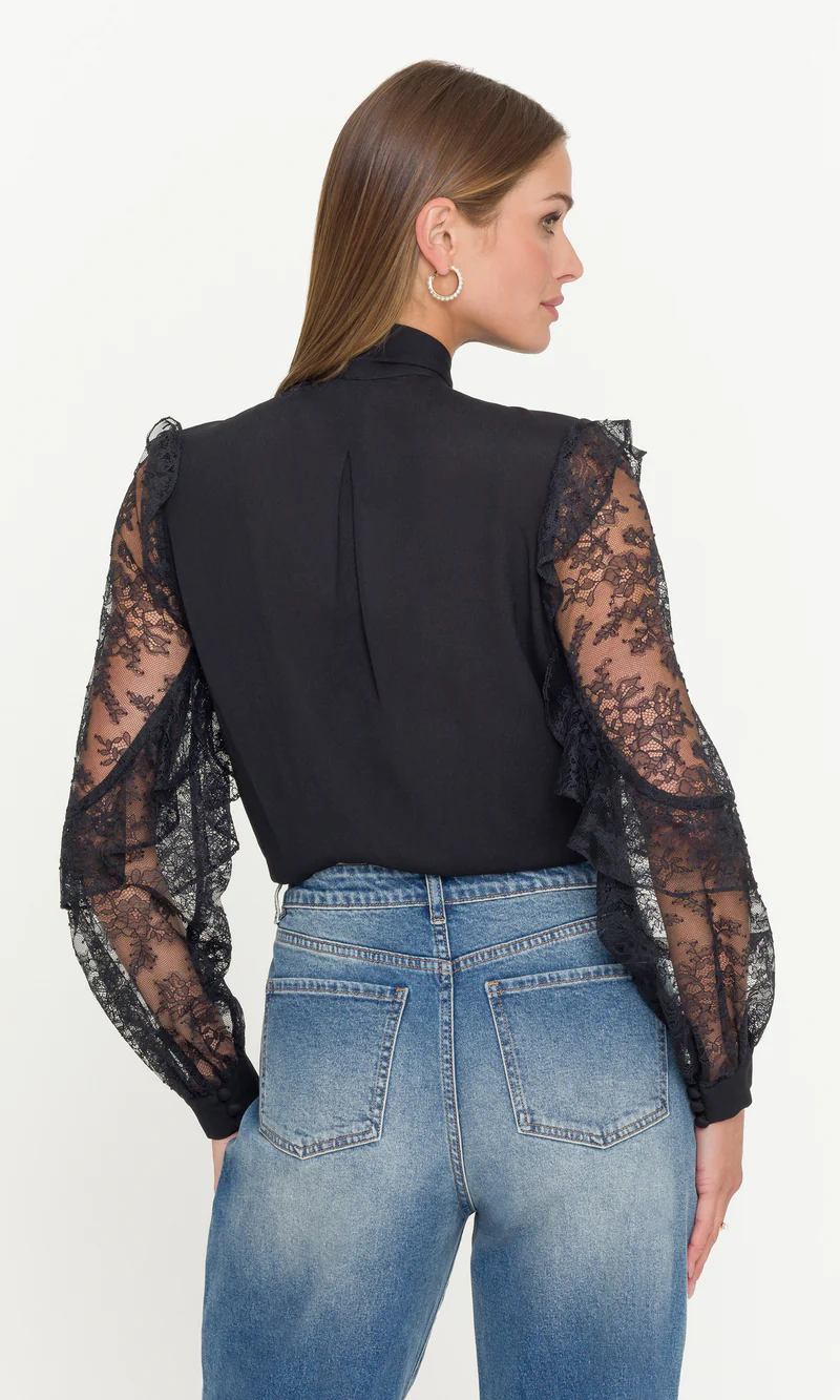 Winona Lace Combo Blouse - COMING SOON - Image 4