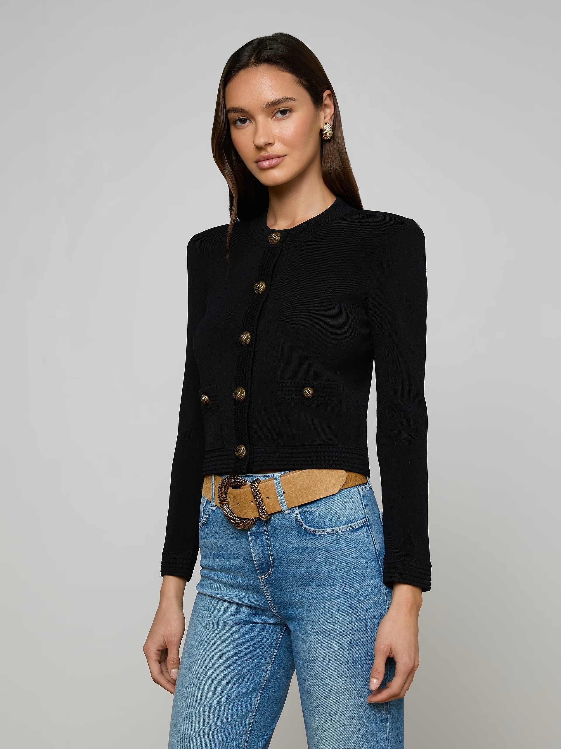 Patsy Cropped Cardigan - Image 3