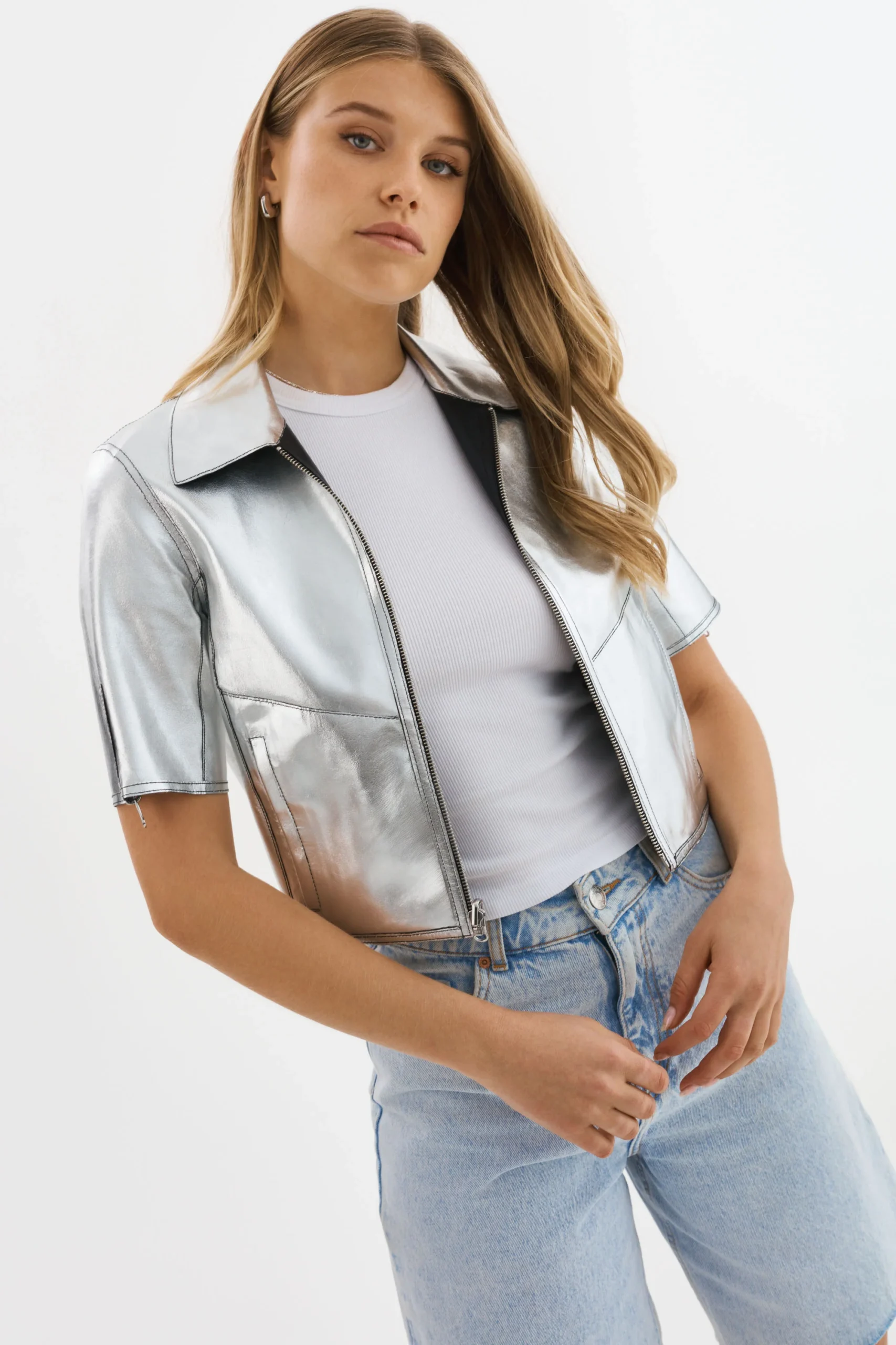 SEVANA Reversible Leather Jacket - Image 11