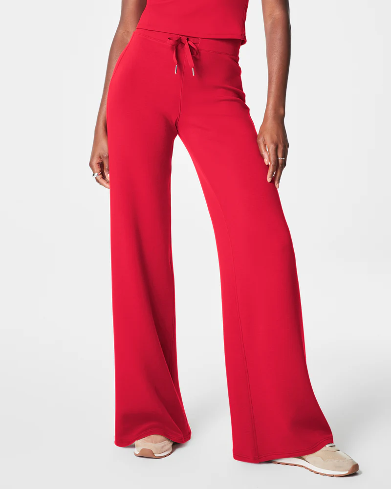 Air Essentials Wide Leg Pant in red - Image 4