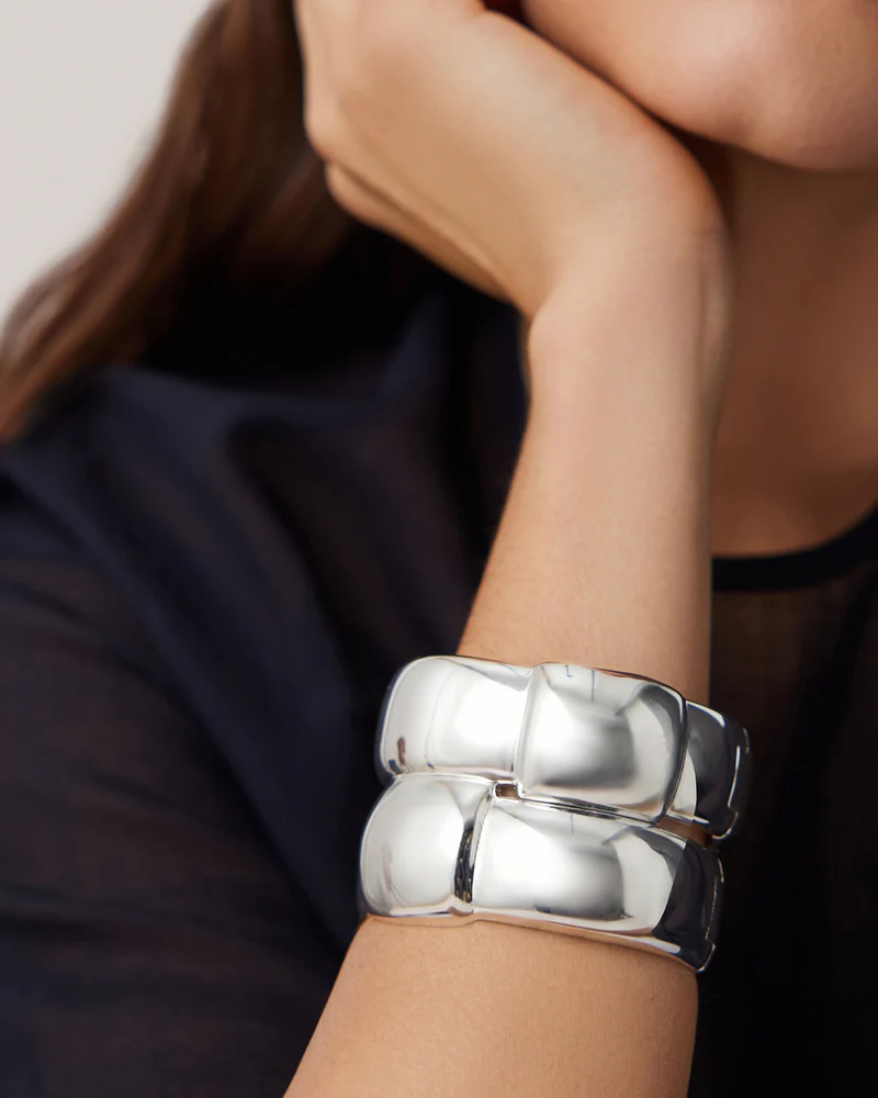 Mega Woven Square Bangle - Image 2