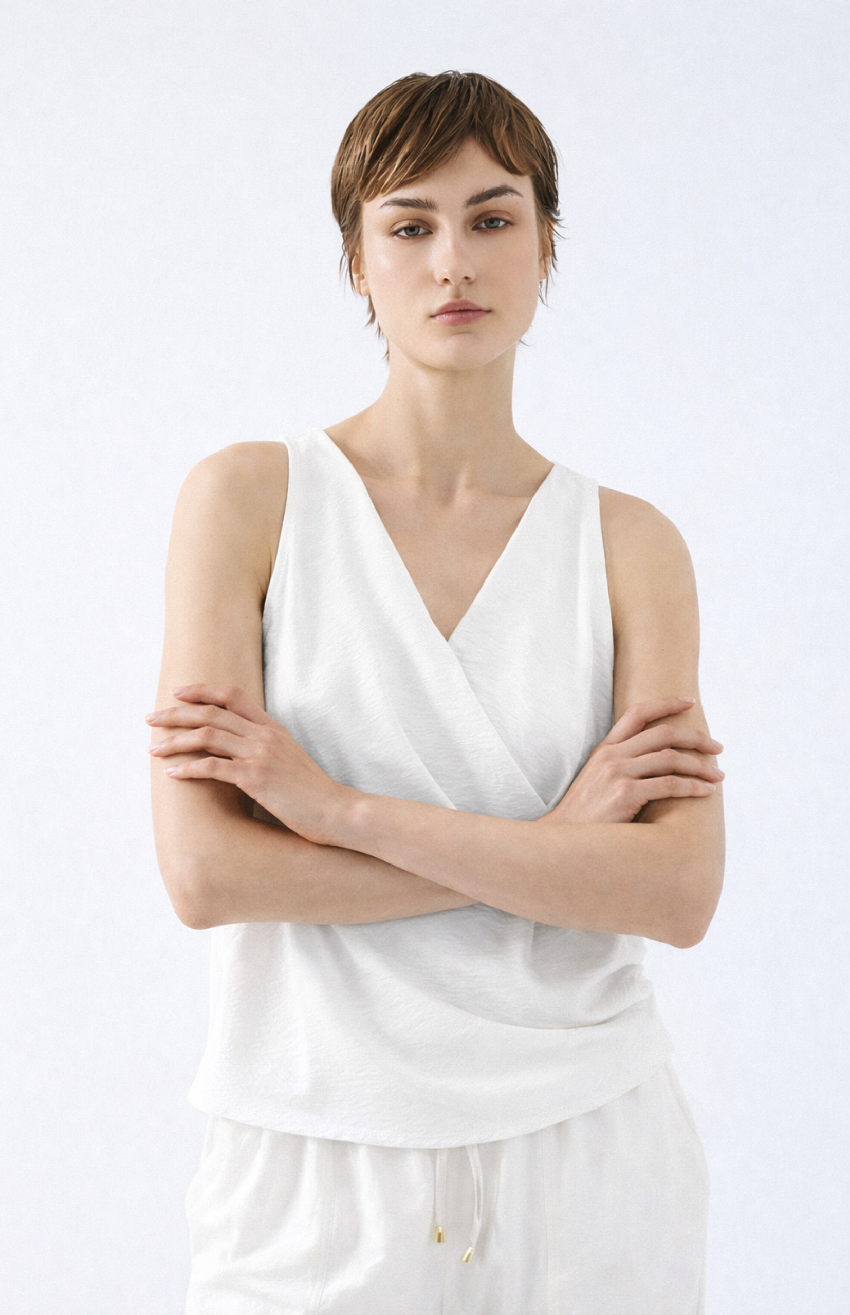 Summer Top in vanilla