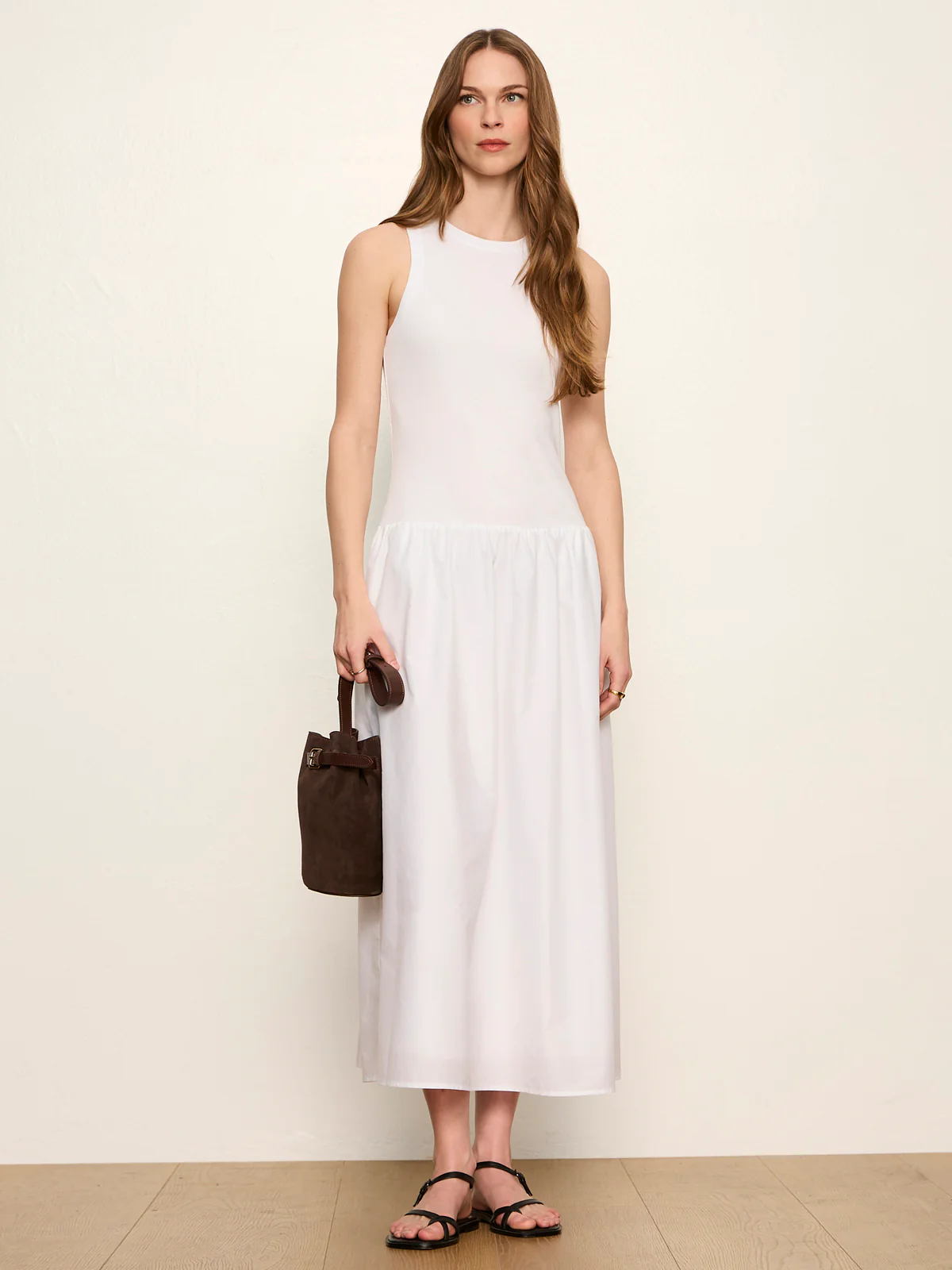 White Ryan Take Me Away Midi Dress - Image 4