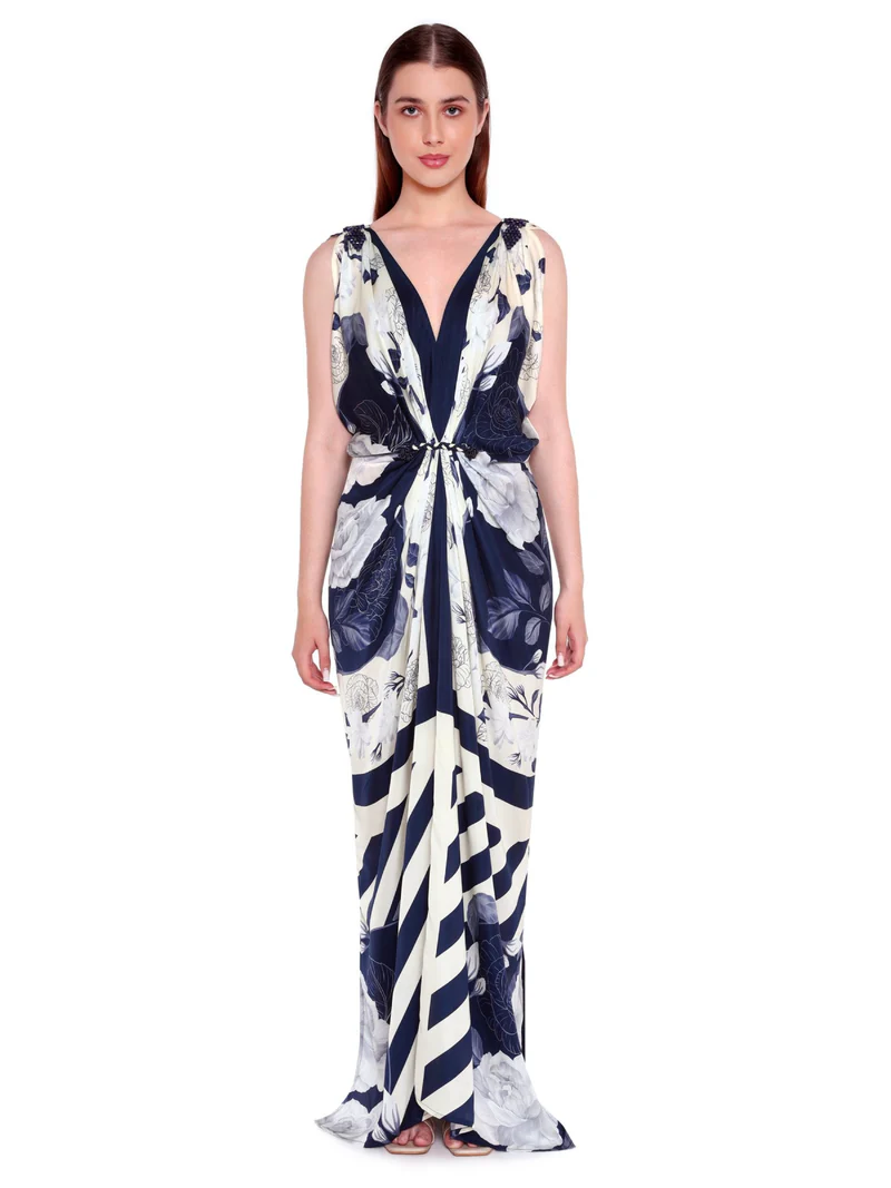 Tyanna Draped Gown - Image 5