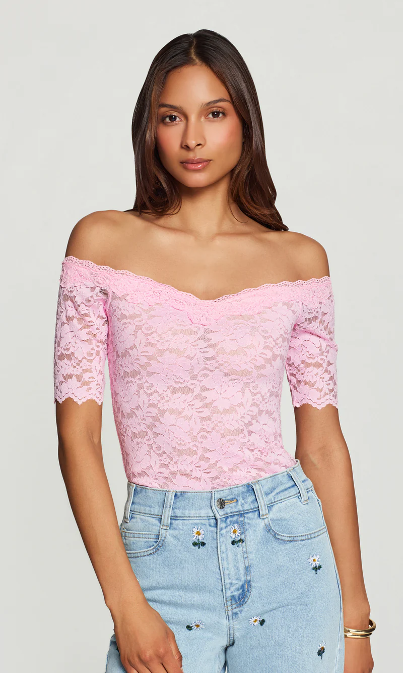 Kovi Lace Off Shoulder Top - Image 6