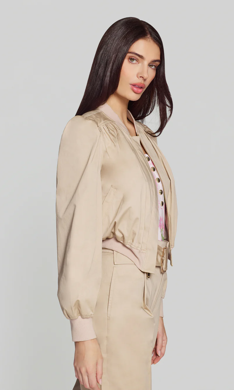 Sariah Cotton Sateen Bomber - Image 2