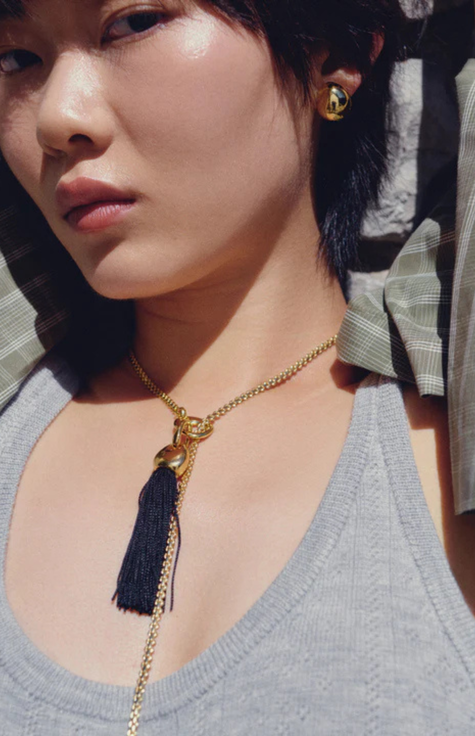 Tassel Pendant - Gold