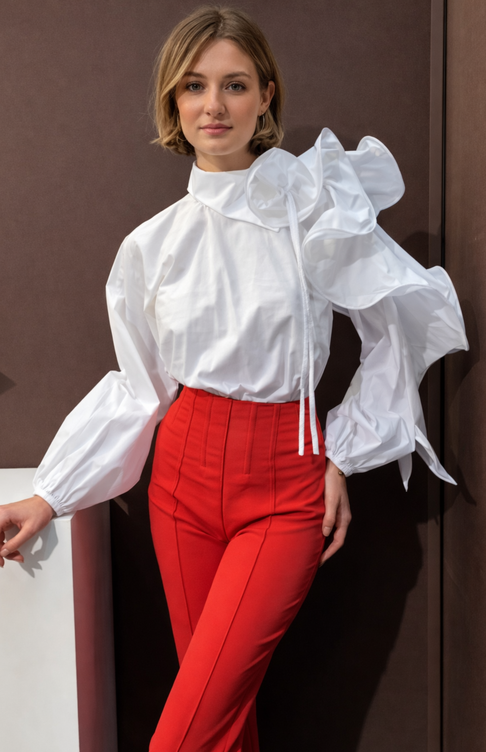 Laurence Ruffle Blouse