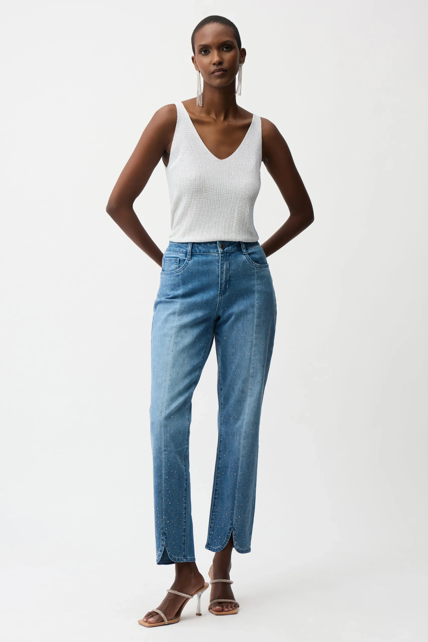 Milly Metallic Tank in vanilla - Image 4