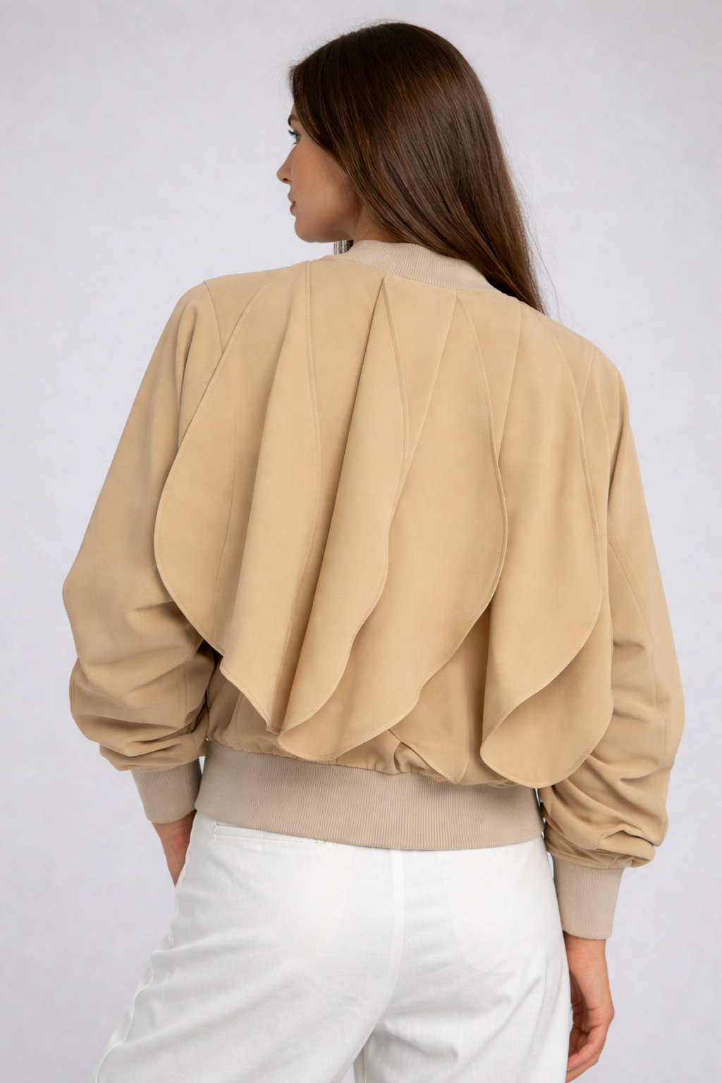 Dayna Ruffle Bomber - Image 2