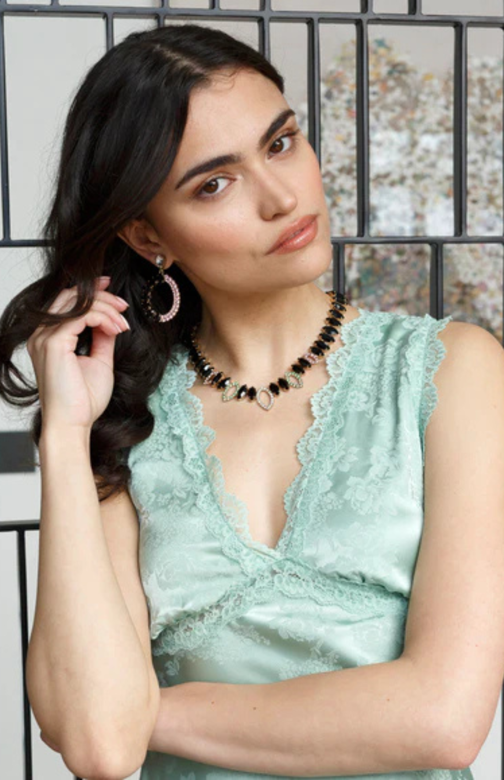 Soulstice Jet Earrings