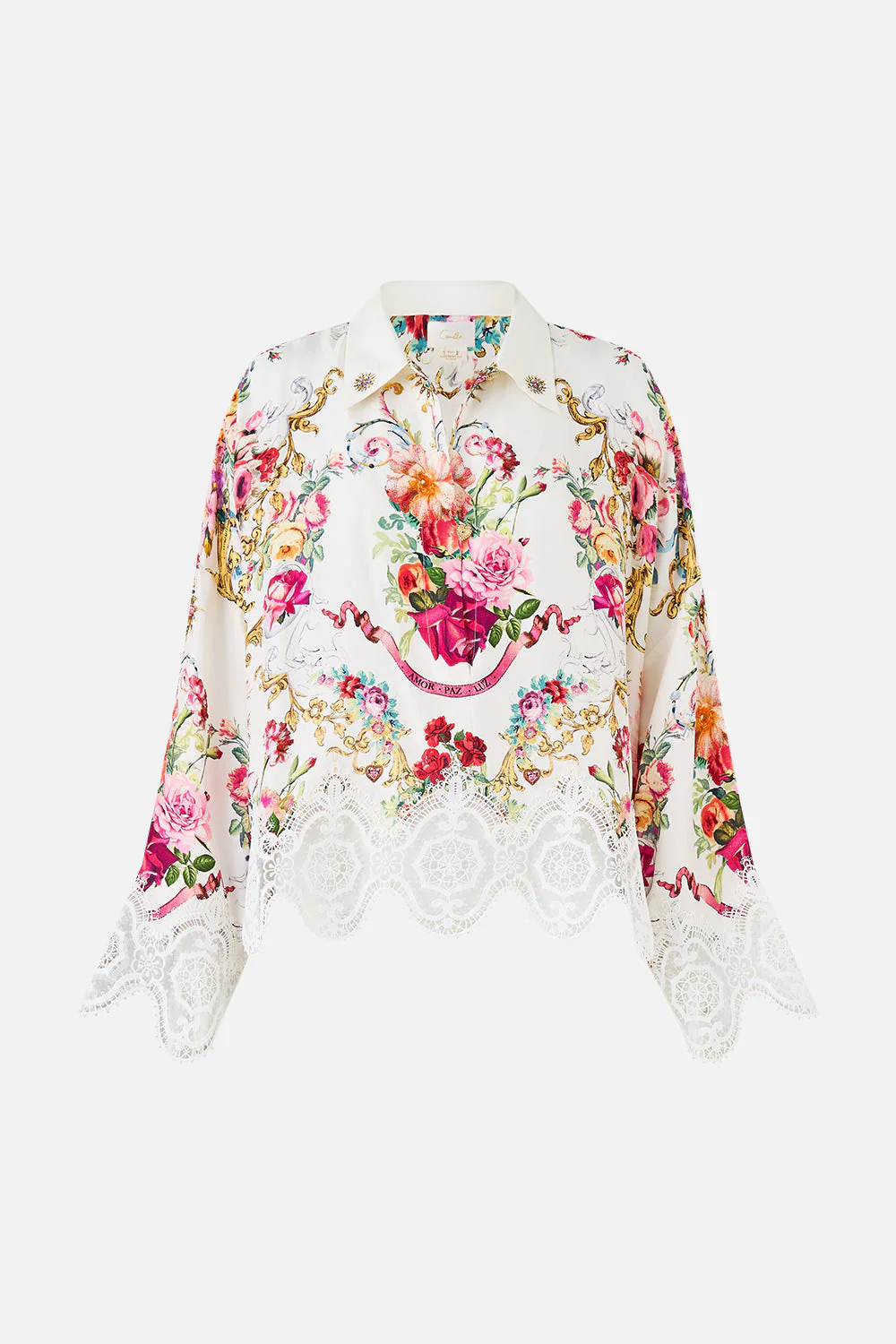 Jolisa cropped relaxed shirt - Image 9