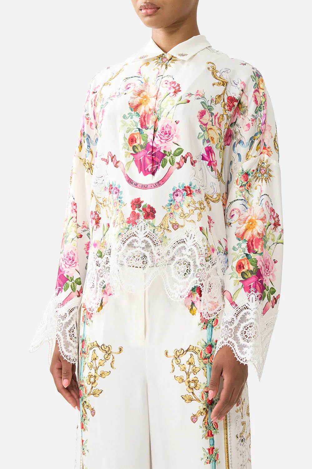 Jolisa cropped relaxed shirt - Image 4