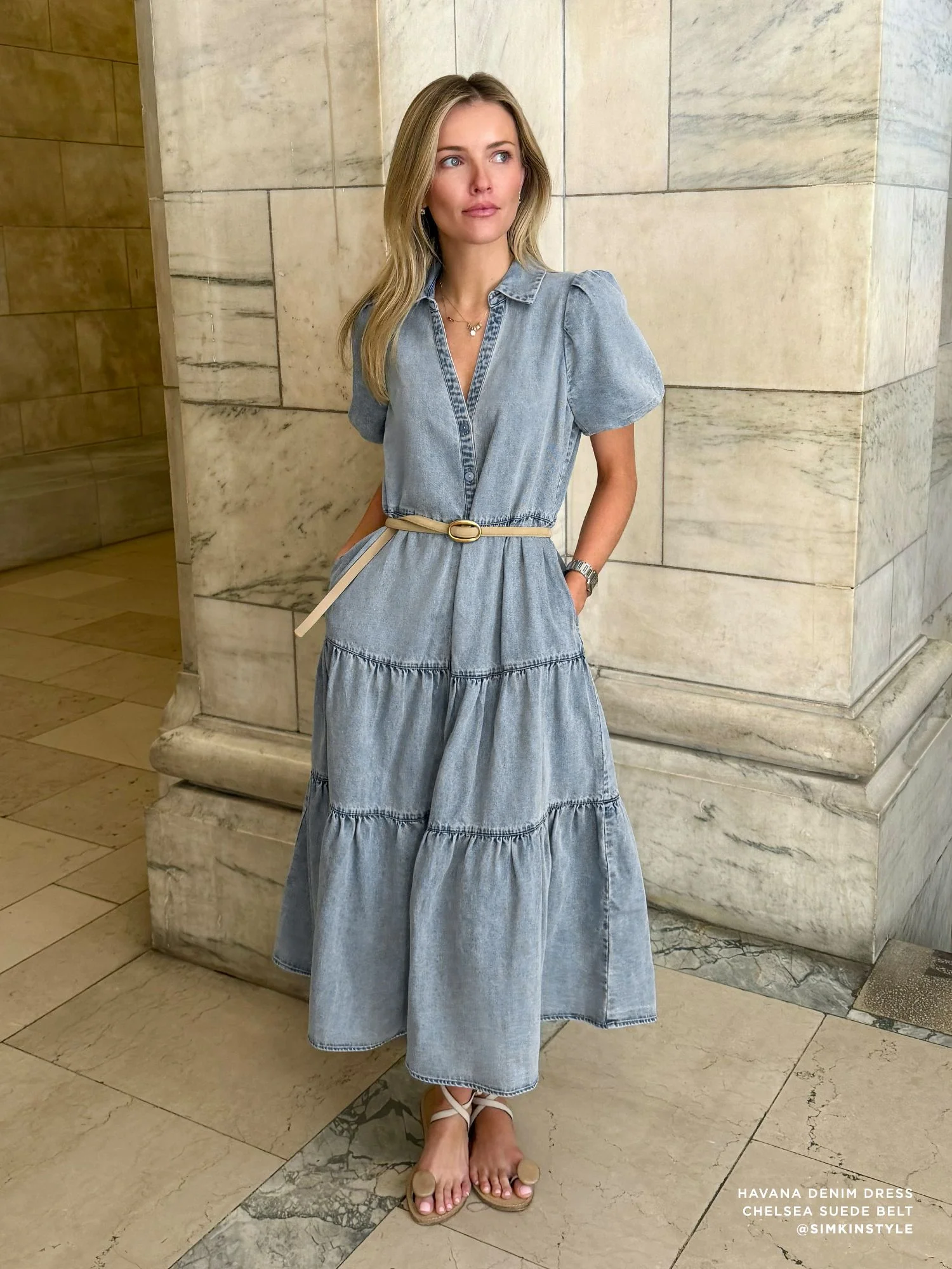 Havana Denim Dress - Image 4